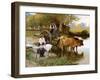 The Water's Edge-Edouard Debat-Ponsan-Framed Giclee Print