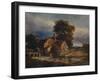 The Water Wheel, c1839-David Cox the elder-Framed Giclee Print