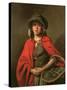 The Watercress Girl-Johann Zoffany-Stretched Canvas