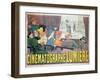 The Waterer Watered', Poster Advertising Cinematographe Lumiere, 1896-Marcelin Auzolle-Framed Giclee Print