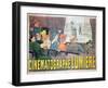 The Waterer Watered', Poster Advertising Cinematographe Lumiere, 1896-Marcelin Auzolle-Framed Giclee Print