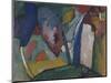 The Waterfall, 1909 (Oil on Pasteboard)-Wassily Kandinsky-Mounted Giclee Print