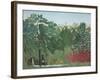 The Waterfall, 1910-Henri J.F. Rousseau-Framed Giclee Print