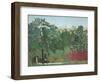 The Waterfall, 1910-Henri J.F. Rousseau-Framed Giclee Print