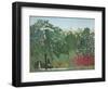 The Waterfall, 1910-Henri J.F. Rousseau-Framed Giclee Print