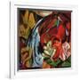 The Waterfall, 1912-Franz Marc-Framed Giclee Print