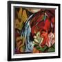 The Waterfall, 1912-Franz Marc-Framed Giclee Print