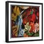 The Waterfall, 1912-Franz Marc-Framed Giclee Print