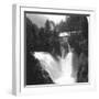 The Waterfall at Badgastein, Austria, C1900s-Wurthle & Sons-Framed Photographic Print