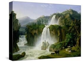 The Waterfall at Tivoli, 1785-Jacob-Philippe Hackert-Stretched Canvas