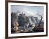 The Waterfall at Tivoli, 18Th/Early 19th Century-Hubert Robert-Framed Giclee Print