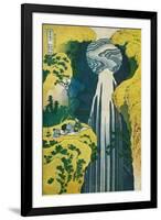 The Waterfall of Amida Behind the Kiso Road, C1832. (1925)-Katsushika Hokusai-Framed Giclee Print