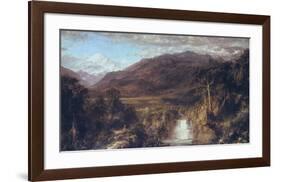The Waterfall-Frederic Ediwn Church-Framed Premium Giclee Print