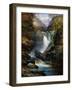 The Waterfall-Clarence Roe-Framed Giclee Print