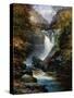The Waterfall-Clarence Roe-Stretched Canvas