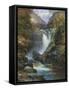 The Waterfall-Clarence Roe-Framed Stretched Canvas