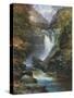 The Waterfall-Clarence Roe-Stretched Canvas