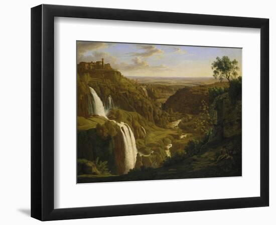 The Waterfalls at Tivoli, Um 1809-Johann Martin Von Rohden-Framed Giclee Print