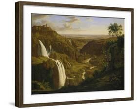 The Waterfalls at Tivoli, Um 1809-Johann Martin Von Rohden-Framed Giclee Print