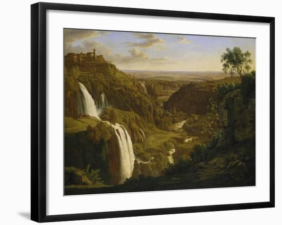 The Waterfalls at Tivoli, Um 1809-Johann Martin Von Rohden-Framed Giclee Print