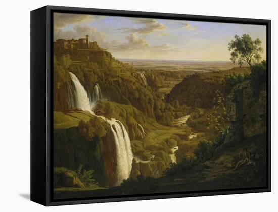 The Waterfalls at Tivoli, Um 1809-Johann Martin Von Rohden-Framed Stretched Canvas