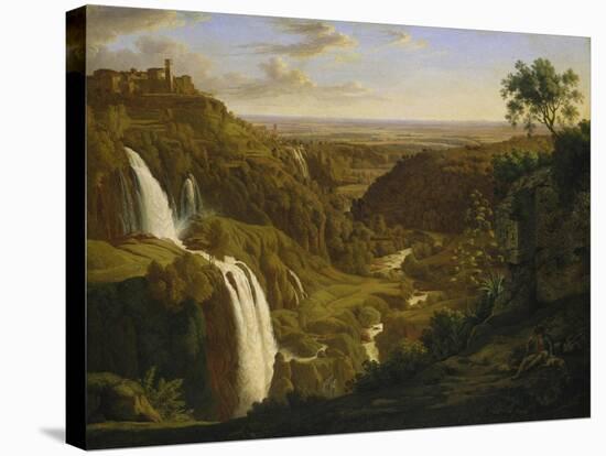The Waterfalls at Tivoli, Um 1809-Johann Martin Von Rohden-Stretched Canvas