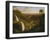 The Waterfalls at Tivoli, Um 1809-Johann Martin Von Rohden-Framed Giclee Print