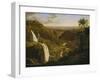 The Waterfalls at Tivoli, Um 1809-Johann Martin Von Rohden-Framed Giclee Print