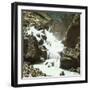 The Waterfalls of the Reuss River Near the Saint-Gothard Mountain Pass (Switzerland), Circa 1865-Leon, Levy et Fils-Framed Photographic Print