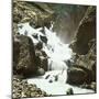 The Waterfalls of the Reuss River Near the Saint-Gothard Mountain Pass (Switzerland), Circa 1865-Leon, Levy et Fils-Mounted Photographic Print