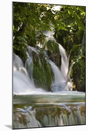 The Waterfalls of the V. Cascade, Plitvice Lakes, Plitvicka Jezera, Croatia-Martin Zwick-Mounted Photographic Print