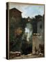 The Waterfalls of Tivoli Des Lavandieres in a Landscape of Waterfalls, 18Th Century (Oil on Canvas)-Jean-Honore Fragonard-Stretched Canvas