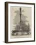 The Waterford Memorial Fountain at Ford, Wooler-null-Framed Giclee Print