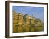 The Waterfront at Varanasi, Previously Known as Benares, on the Ganges River, Uttar Pradesh, India-John Henry Claude Wilson-Framed Photographic Print