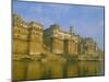 The Waterfront at Varanasi, Previously Known as Benares, on the Ganges River, Uttar Pradesh, India-John Henry Claude Wilson-Mounted Photographic Print