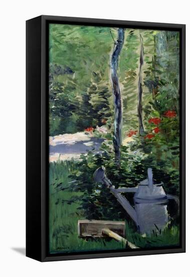 The Watering Can, 1880-Edouard Manet-Framed Stretched Canvas