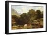 The Watering Place, 1850-Thomas Sidney Cooper-Framed Giclee Print