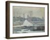 The Watering Place at Marly-Le-Roi, C. 1875-Alfred Sisley-Framed Giclee Print