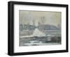 The Watering Place at Marly-Le-Roi, C. 1875-Alfred Sisley-Framed Giclee Print