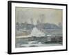 The Watering Place at Marly-Le-Roi, C. 1875-Alfred Sisley-Framed Giclee Print