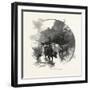 The Watering Place, Canada, Nineteenth Century-null-Framed Giclee Print