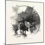 The Watering Place, Canada, Nineteenth Century-null-Mounted Giclee Print