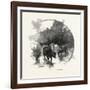 The Watering Place, Canada, Nineteenth Century-null-Framed Giclee Print