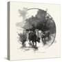 The Watering Place, Canada, Nineteenth Century-null-Stretched Canvas