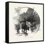 The Watering Place, Canada, Nineteenth Century-null-Framed Stretched Canvas
