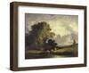 The Watering Place, Fontainebleau-Leon-Victor Dupre-Framed Premium Giclee Print
