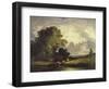 The Watering Place, Fontainebleau-Leon-Victor Dupre-Framed Premium Giclee Print