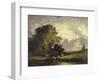 The Watering Place, Fontainebleau-Leon-Victor Dupre-Framed Premium Giclee Print