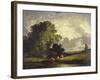 The Watering Place, Fontainebleau-Leon-Victor Dupre-Framed Giclee Print