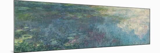 The Waterlilies - the Clouds, 1914-18-Claude Monet-Mounted Giclee Print